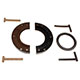 PALIER DE VILEBREQUIN (KIT) LAND-ROVER (ARRIERE) 2.5L DIESEL