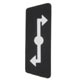 AUTOCOLLANT DE CACHE COLONNE  SPITFIRE-TR4-TR5-TR6 (CLIGNOTANT) CAG