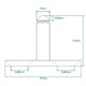 STUD PLATE-LIFT DOT (LONG)
