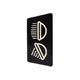 AUTOCOLLANT DE CACHE COLONNE  SPITFIRE-TR6 (CODE/PHARE) CAD