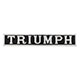 BADGE DE CAPOT HERALD/VITESSE "TRIUMPH" (NOIR/ARGENT)