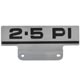 BADGE DE MALLE TRIUMPH 2,5L "2.5 P.I"