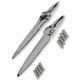 CHARNIERE DE CAPOT TR2-TR3 (LA PAIRE) CHROME