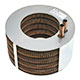 RADIATEUR DE CHAUFFAGE TR2-TR3/AUSTIN-HEALEY 100-4 (4 TOURS)