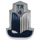 BADGE DE CAPOT TR4 BLEU/BLANC