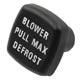 BOUTON D'INTERRUPTEUR (CHAUFFAGE) TR5-TR6/T2000