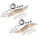 TOLE DE JOINT DE PASSAGE DE ROUE (AVANT) TR4-TR5-TR6 (KIT)