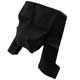 GARNITURE DE CONSOLE CENTRALE TR4-TR5-TR6 (CUIR) NOIR