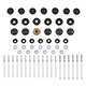 KIT BOUTON PRESSION DE CAPOTE TR5 (NOIR)