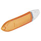 CABOCHON DE FEU TYPE LUCAS (L652) ORANGE/BLANC (AVANT)