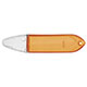 CABOCHON DE FEU TYPE LUCAS (L652) ORANGE/BLANC (AVANT)
