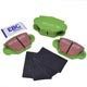 PLAQUETTES DE FREIN MGA 1600 (COMPETITION) EBC GREEN STUFF