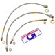 DURITE/FLEXIBLE DE FREIN (AVIATION) JAGUAR MK2 (AVANT+ARRIERE)