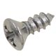VIS TOLE CRUCIFORME "P.C.T.R" 3,30 x 10mm (0-25/64) CHROME