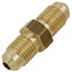 TETE/RACCORD DE DURITE/CANALISATION (MALE-MALE) 0-3/8" UNF (LAITON)