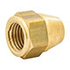 TETE/RACCORD DE DURITE/CANALISATION 0-1/4" (FEMELLE) 0-7/16" UNF (LAITON)
