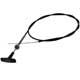 CABLE D'OUVERTURE DE CAPOT SPRIGET 1964-1980 (BOUTON "T")