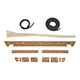 KIT DE MONTAGE DE CHASSIS/CAISSE MGA (TAMPONS/JOINTS)