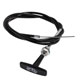 CABLE D'OUVERTURE DE CAPOT MGB 1962-1980 (BOUTON "T")