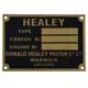 PLAQUE CHASSIS AUSTIN-HEALEY ABBOTT