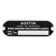PLAQUE CHASSIS AUSTIN-HEALEY BN1