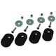 VISSERIE DE PORTE-BAGAGES TR6 (INOX)