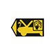 AUTOCOLLANT OUVERTURE/FERMETURE DE CAPOT MGF