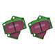 PLAQUETTES DE FREIN MGB 4 PISTONS (COMPETITION) EBC GREEN