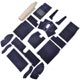 MOQUETTE SPRIGET (HABITACLE) 1969-1980 (NAVY) "LUXE/INSONORISEE" CAD