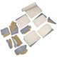 MIDGET  690N INSULATED LATE CARPET SET BISCUIT RHD