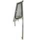 DEFLECTEUR MGB (POIGNEE PLATE) VITRE CLAIRE (GAUCHE)