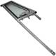 DEFLECTEUR MGB (POIGNEE PLATE) VITRE CLAIRE (GAUCHE)