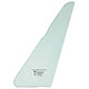 VITRE DE PORTE MGBGT (DEFLECTEUR) TEINTEE (GAUCHE)