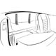 SANGLE DE RANGEMENT DE CAPOTE SPRIGET/MGB (NOIR)