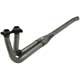 TUBE/DOWNPIPE D'ECHAPPEMENT MGB (INOX) 4 PIECES