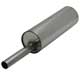 SILENCIEUX D'ECHAPPEMENT MGB (INOX) 4-PIECES (SORTIE) 1962-1974