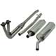 LIGNE D'ECHAPPEMENT MGB 1974-1980 (INOX) AVEC DETENTE (SPORT)