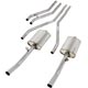 LIGNE D'ECHAPPEMENT TR5-TR6 1967-1976 (INOX) SPORT SYSTEM (SANS DOWNPIPE)