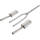 LIGNE D'ECHAPPEMENT SPITFIRE/GT6 "SPORT" (INOX) 1962-1980