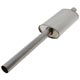 ECHAPPEMENT TR3-TR3A-TR4 (INOX) SILENCIEUX/SORTIE 1953-1965