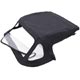 CAPOTE MGB 1970-1980 (LUNETTE OUVRANTE) NOIR (TISSU DELUXE)