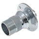 MOYEU PORTE JANTE A RAYONS JAGUAR MK2 (ARRIERE DROIT) (8tpi)