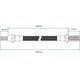 DURITE/FLEXIBLE DE FREIN (CAOUTCHOUC) JAGUAR MK2 (ARRIERE)