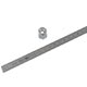 ECROU BORGNE (LONG) CACHE-CULBUTEURS JAGUAR MOTEUR V12 (CHROME)