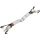 PATTE/SUPPORT D'ECHAPPEMENT JAGUAR TYPE-E V12 (SILENCIEUX) INFERIEUR (INOX)