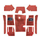 CARPET SET-RED S/CHANGE (Equiv 248-790)