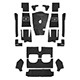 CARPET SET-BLACK (Equiv 248-900)