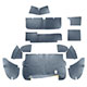 GARNITURE DE COFFRE AUSTIN-HEALEY (COMPLET) BLEUE