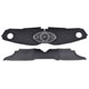 BLOC COMPTEURS MINI CENTRAL 3 COMPTEURS (KIT COMPLET) NOIR