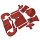GT6 F/MOULDED CARPET RED 5705.00.2030